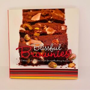 Cookbook Hardcover Blissful Brownies Recipes Luxurious Brownie Recipes